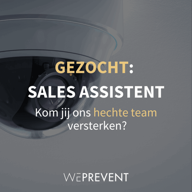 WePrevent Vacature Sales Assistent gezocht