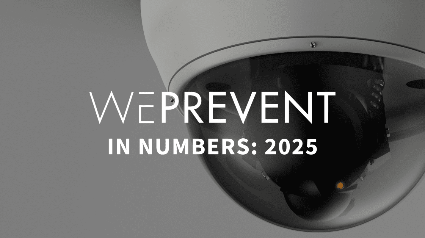 WePrevent in numbers 2025: live cameratoezicht en AI-cameratoezicht in cijfers
